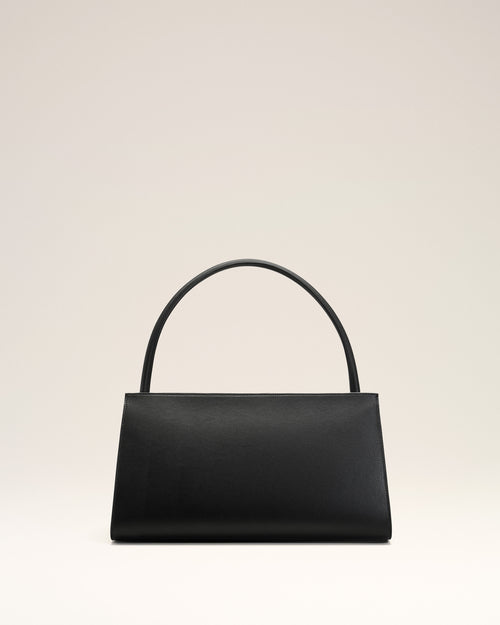 Bolso Mimi de cuero de becerro negro - Hombre - 4 - AMI Paris - Ami Paris
