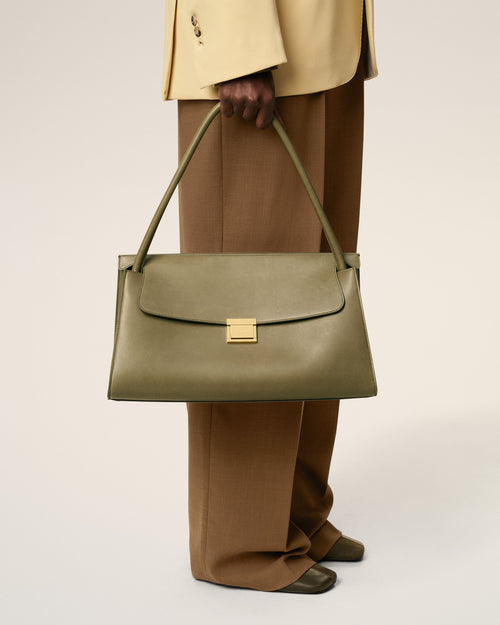 Green Smooth Leather Mimi Bag - 4 - Ami Paris