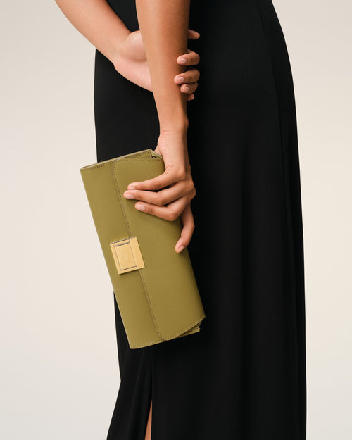 Green Cow Leather Mimi Pouch - Woman - 15 - AMI Paris - Ami Paris