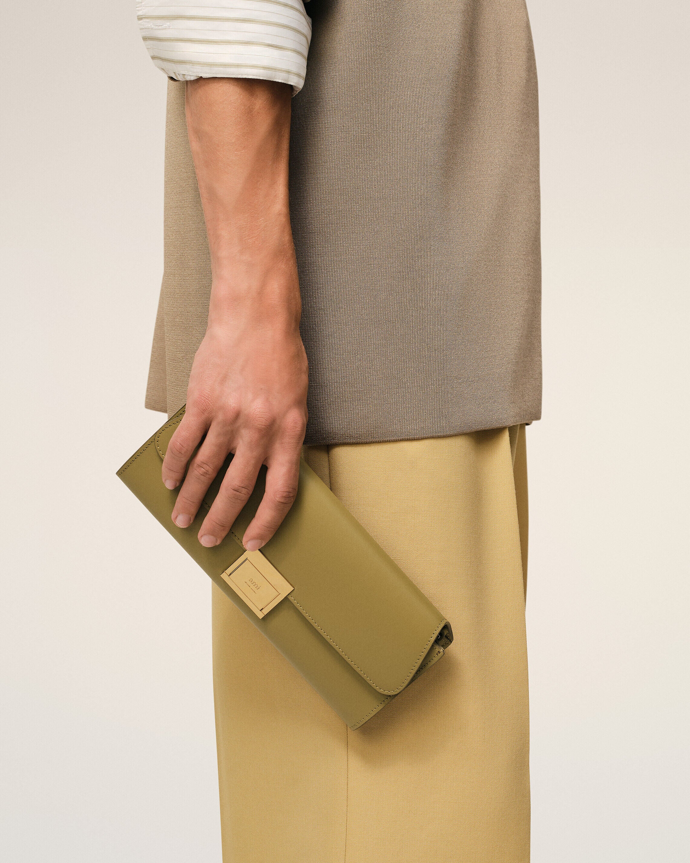 Green Cow Leather Mimi Pouch - 7