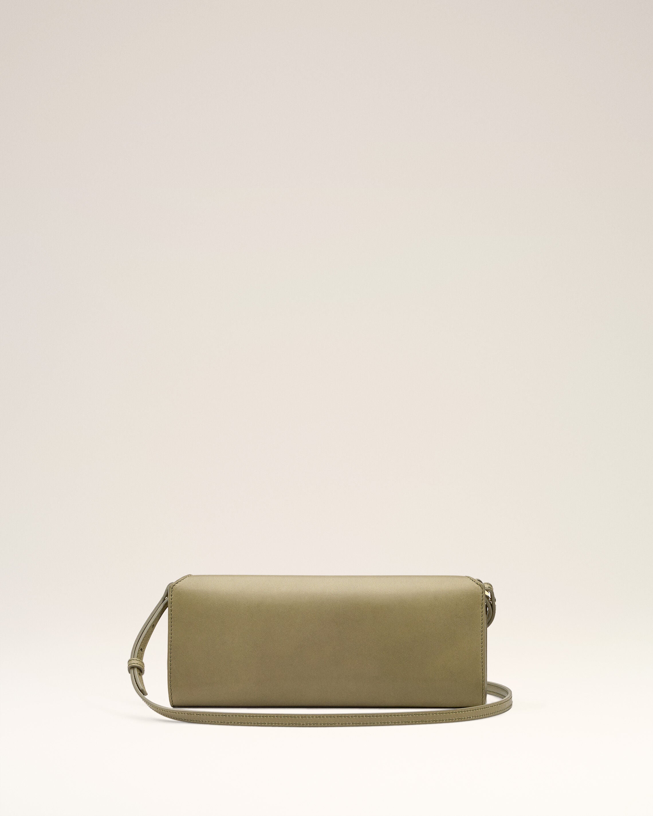 Green Smooth Leather Mimi Pouch - 4