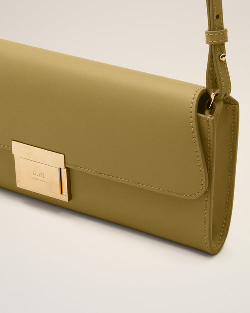 Green Cow Leather Mimi Pouch - Woman - 12 - AMI Paris - Ami Paris