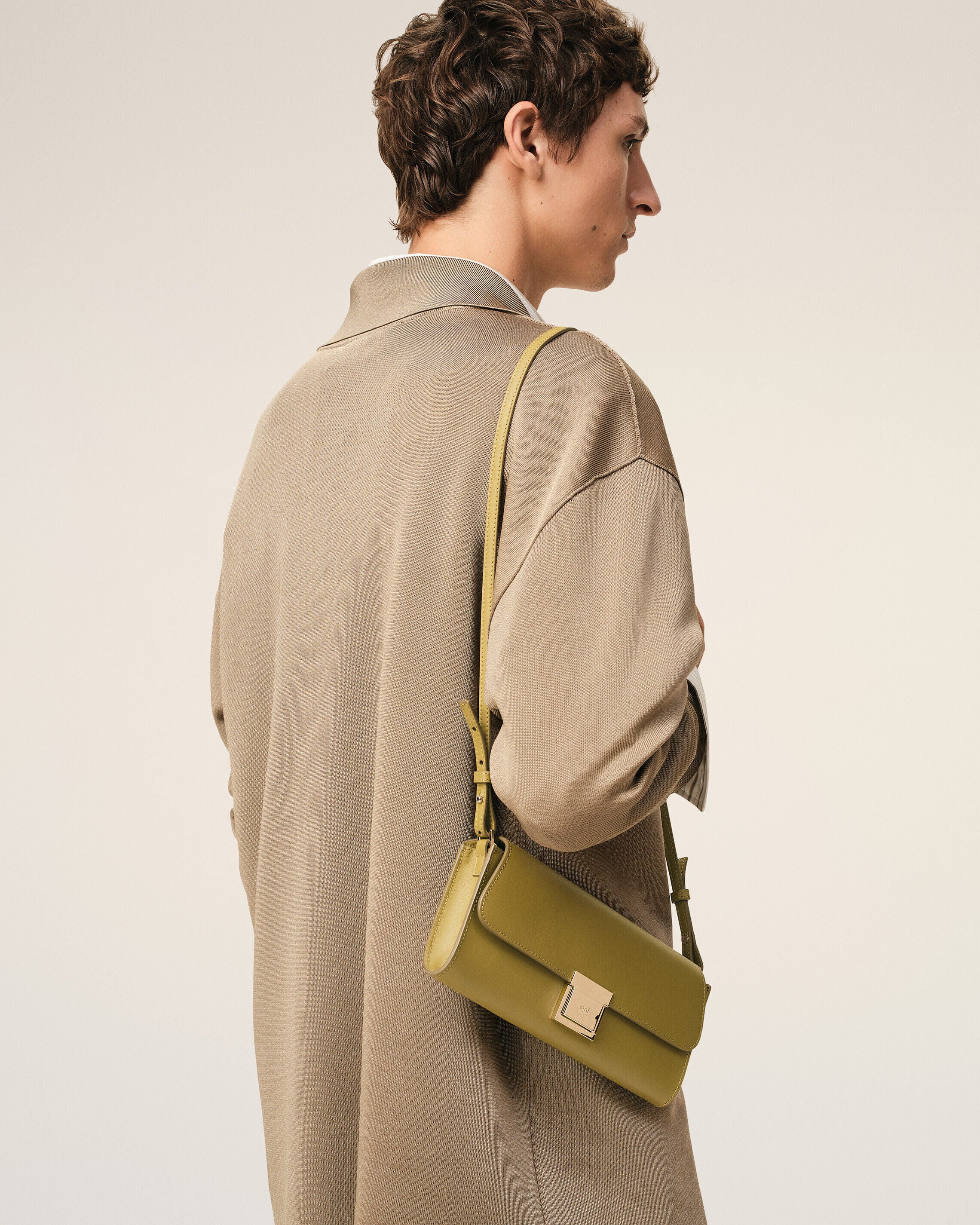 Green Cow Leather Mimi Pouch - 2