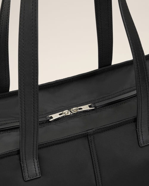 Black Nylon Marcel Small Shopping Bag - 10 - Ami Paris