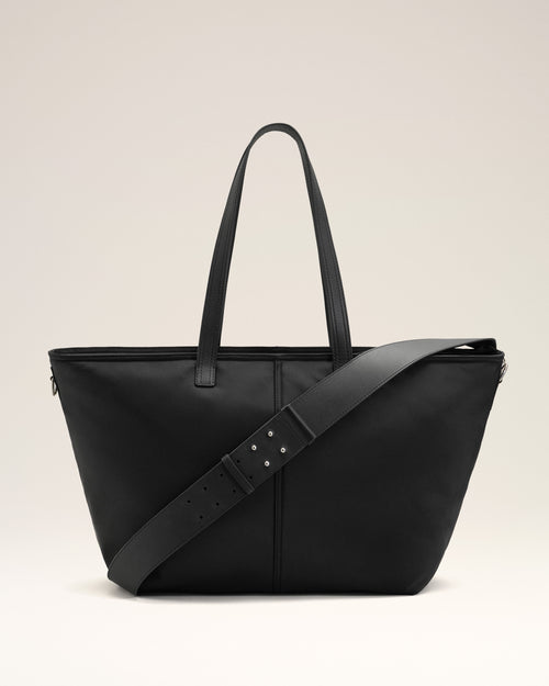 Black Nylon Marcel Small Shopping Bag - 9 - Ami Paris