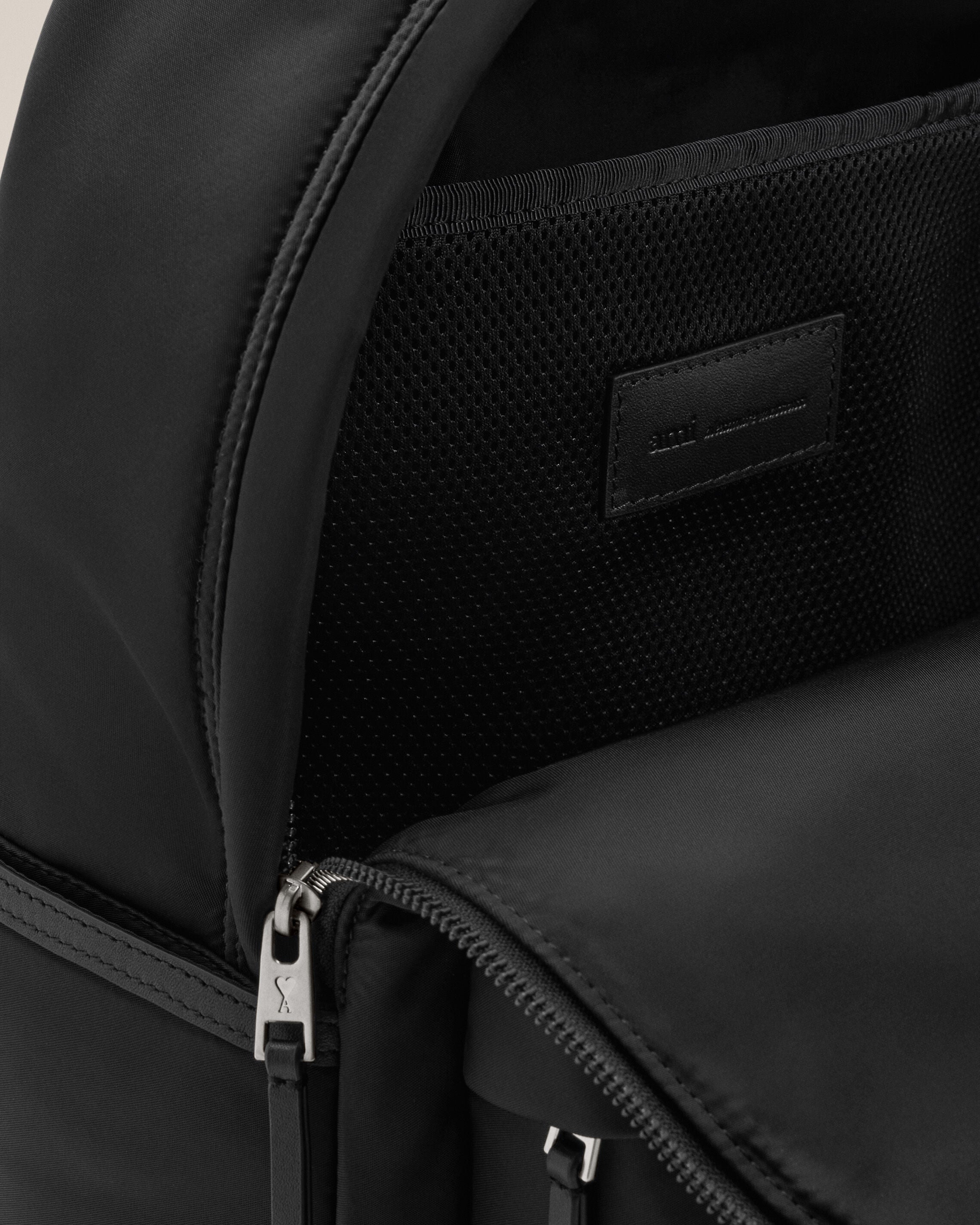 Black Nylon Marcel Backpack - 6