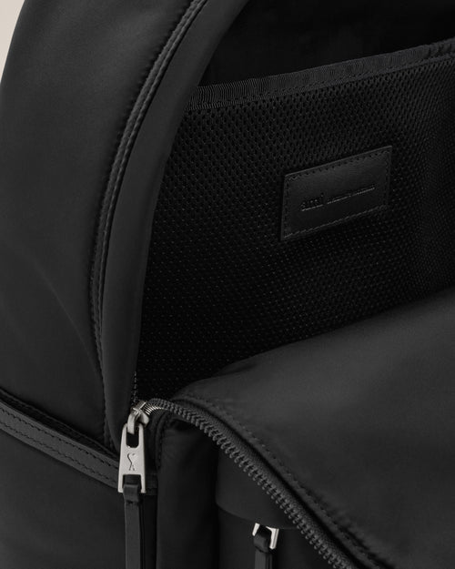 Black Nylon Marcel Backpack - Man - 6 - AMI Paris - Ami Paris