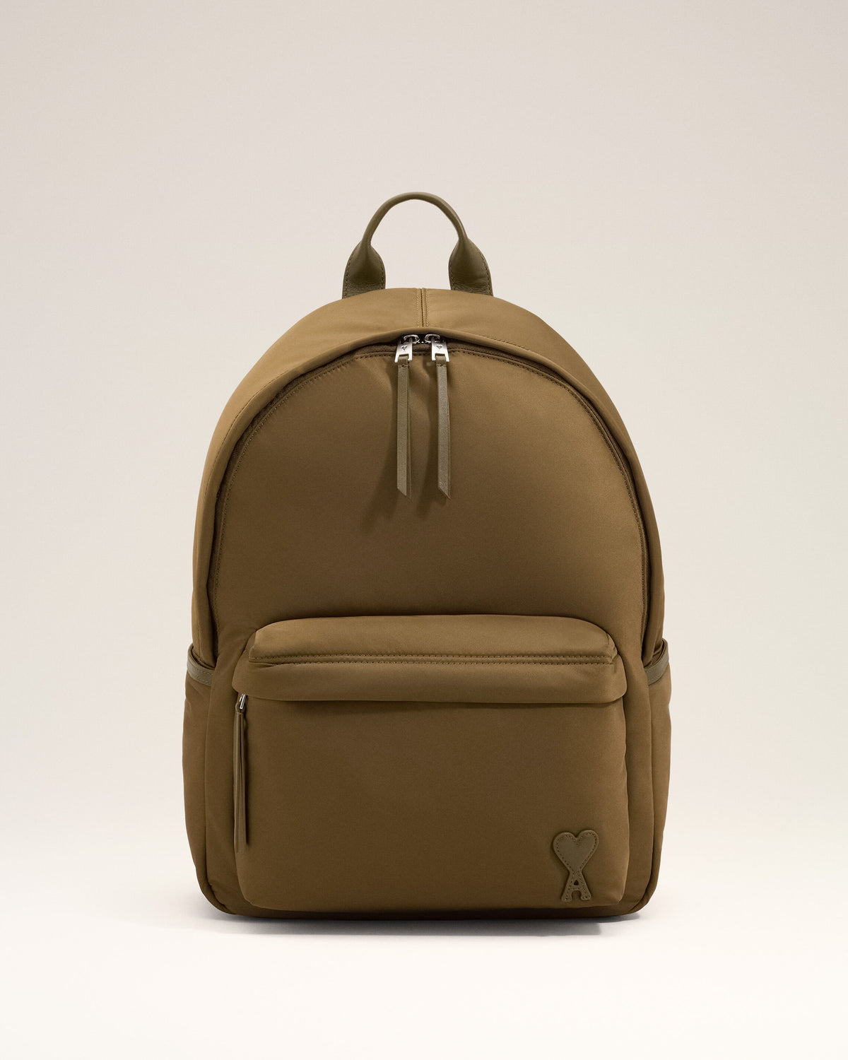 Brown nylon Marcel backpack - 7