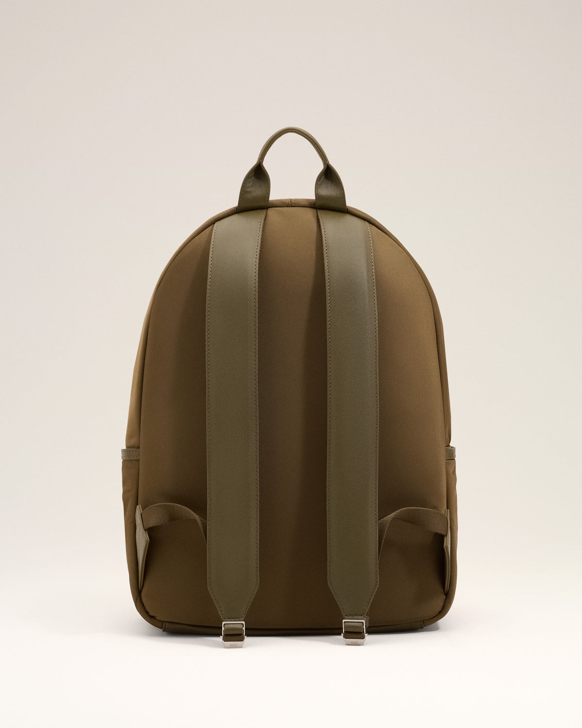 Brown nylon Marcel backpack - 4