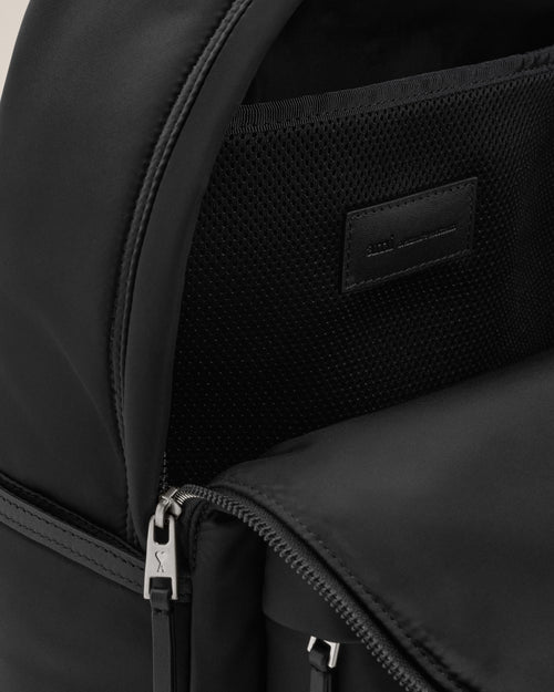 Black Nylon Marcel Backpack - 12 - Ami Paris