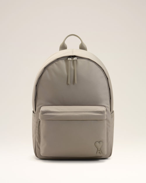 Grauer Marcel Nylon-Rucksack - 2 - Ami Paris