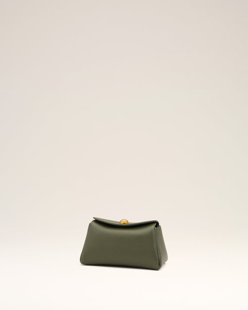 Bolso mini Carrousel de piel de vaca verde - 4 - Ami Paris