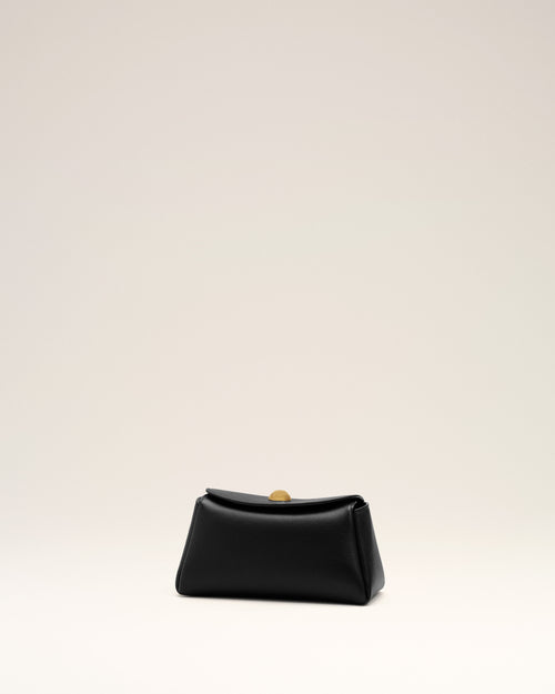 Mini bolso Carrousel de cuero de becerro negro - Mujer - 11 - AMI Paris - Ami Paris