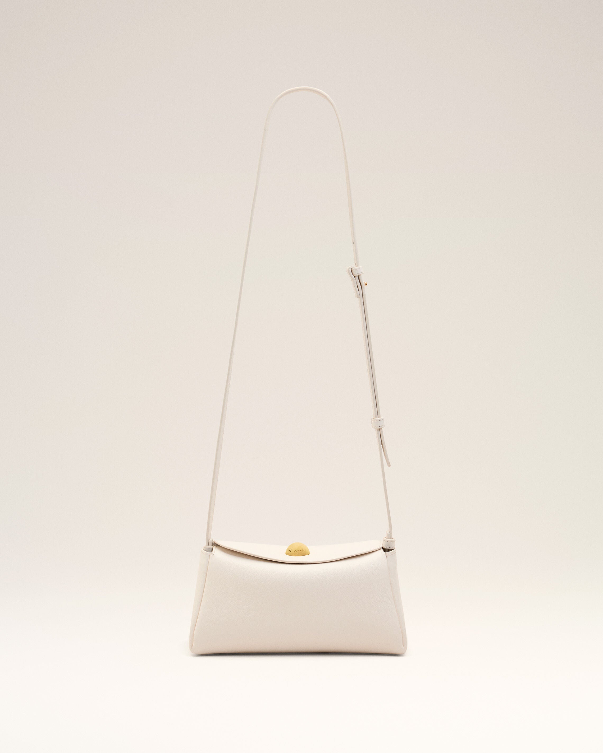 Bolso mini Carrousel de piel de vaca blanca - 10