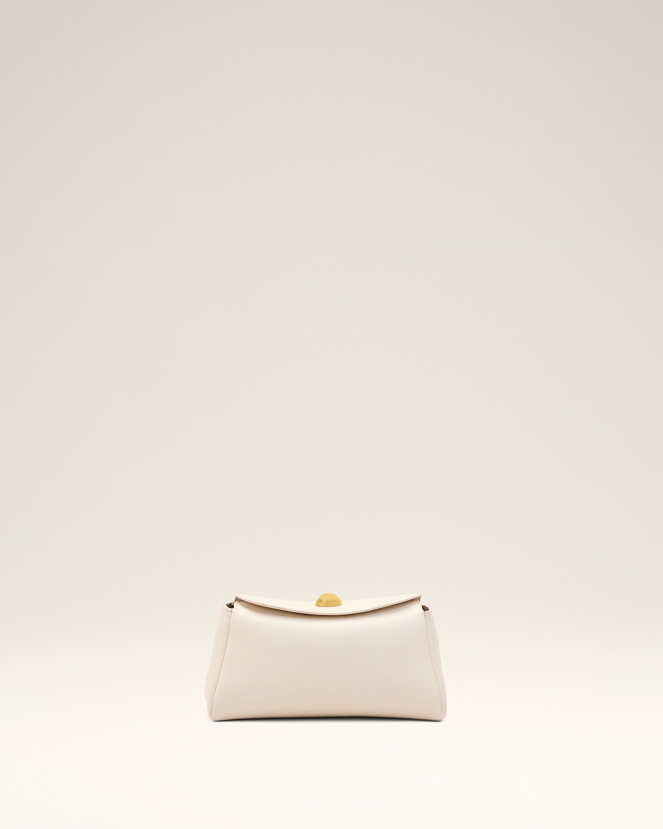 Bolso mini Carrousel de piel de vaca blanca - 12