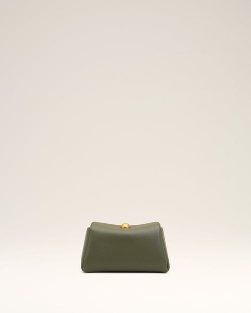 Bolso mini Carrousel de piel de vaca verde - 5 - Ami Paris