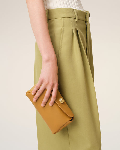                             Yellow Cow Leather Mini Carrousel Bag - 3                         - Ami Paris