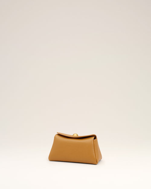 Borsa Mini Carrousel in pelle bovina gialla - Donna - 12 - AMI Paris - Ami Paris