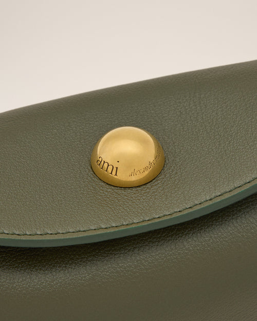 Green Cow Leather Mini Carrousel Bag - 14 - Ami Paris