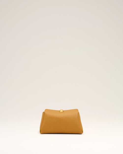 Yellow Cow Leather Mini Carrousel Bag - 5 - Ami Paris