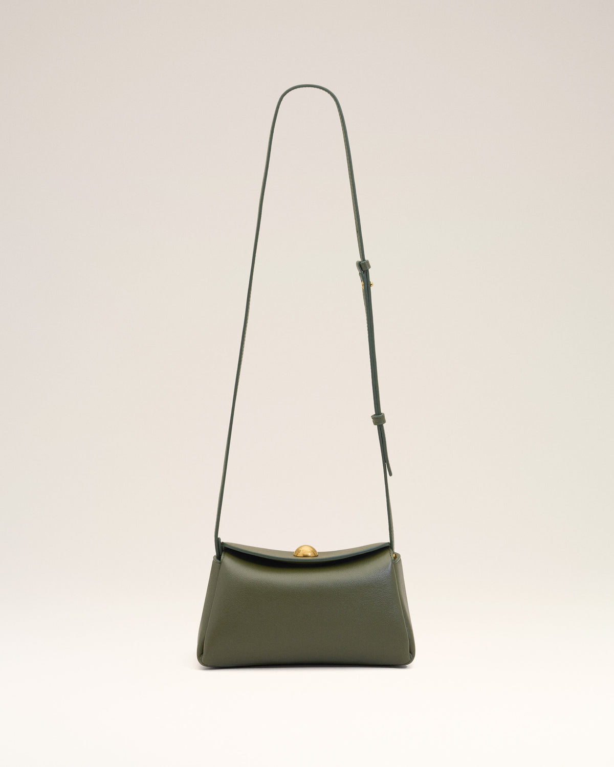 Green Cow Leather Mini Carrousel Bag - 9