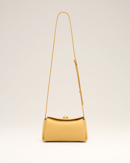                            Mini Sac Carrousel jaune en cuir de veau - 3                         - Ami Paris
