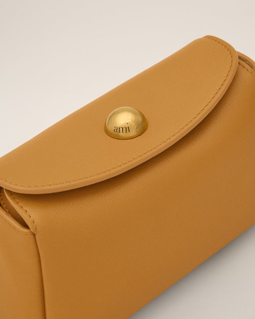 Yellow Cow Leather Mini Carrousel Bag - 14 - Ami Paris