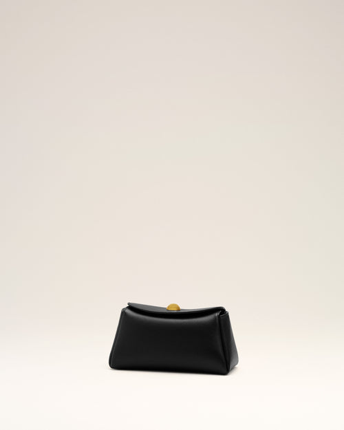Mini Sac Carrousel Noir en Cuir De Veau - Femme - 13 - AMI Paris - Ami Paris