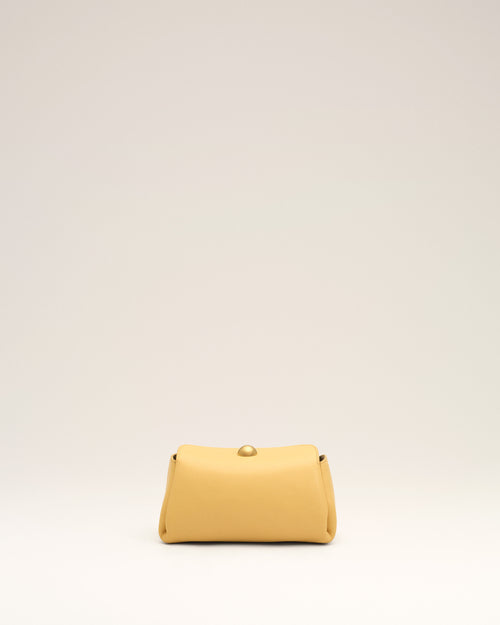 Mini yellow cow leather Carrousel bag - Woman - 12 - AMI Paris - Ami Paris