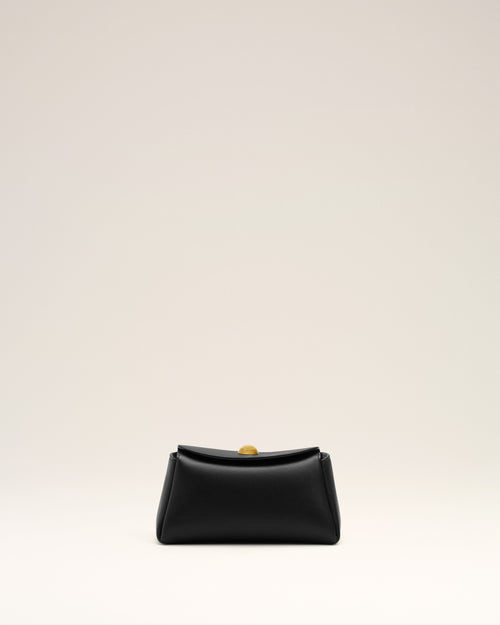 Black Cow Leather Mini Carrousel Bag - 11 - Ami Paris
