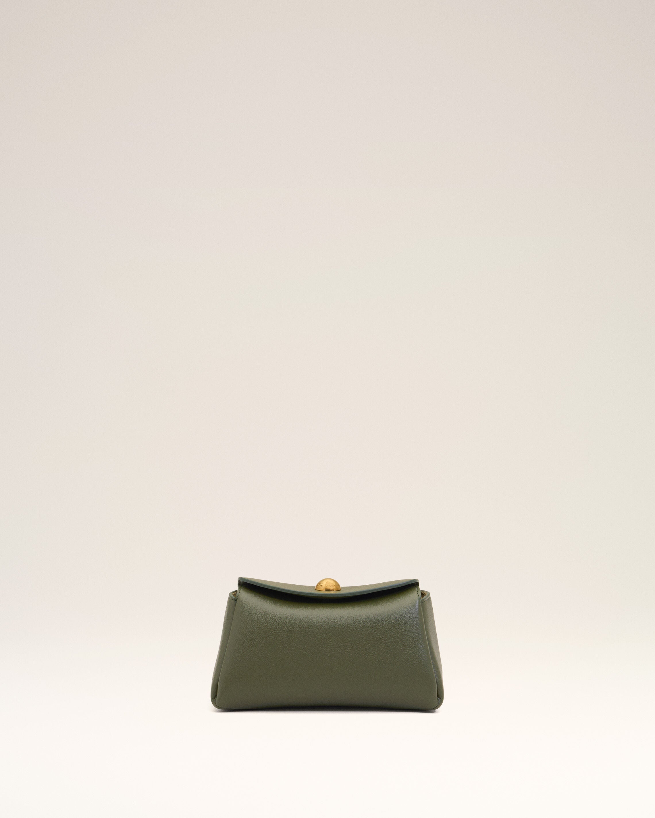 Green Cow Leather Mini Carrousel Bag - 3