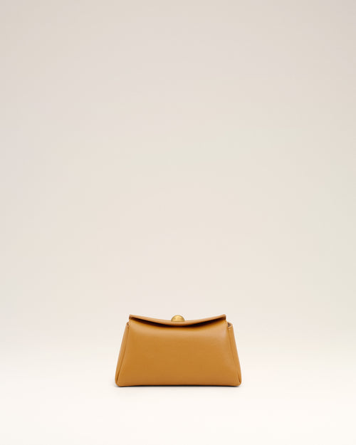 Yellow Cow Leather Mini Carrousel Bag - 3 - Ami Paris