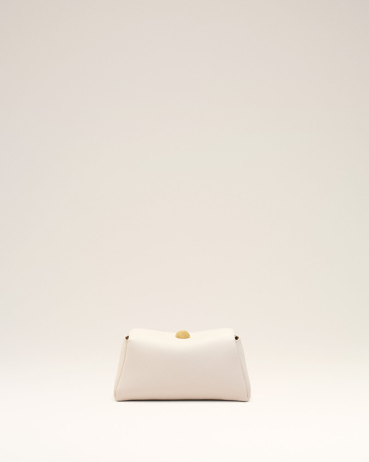 Borsa Mini Carrousel in pelle bovina bianca - 14