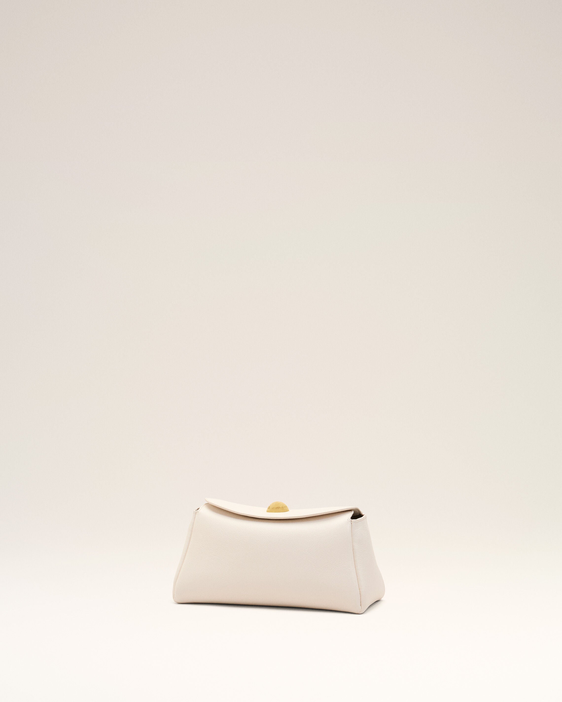 Bolso mini Carrousel de piel de vaca blanca - 13