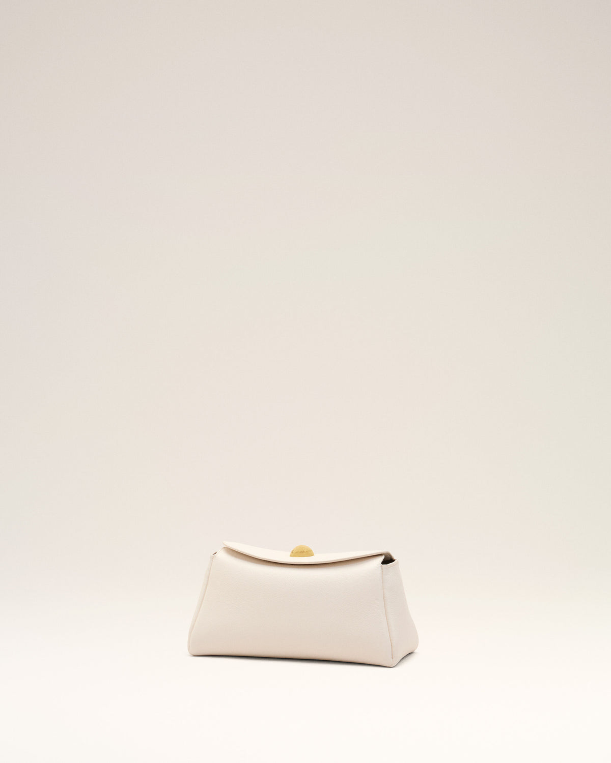 White Cow Leather Mini Carrousel Bag - 13