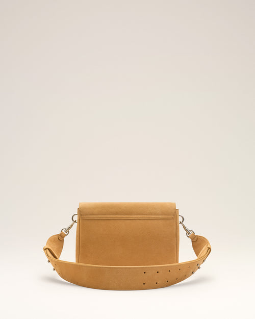 Yellow Cow Leather Flap Messenger Carrousel Bag - Man - 5 - AMI Paris - Ami Paris