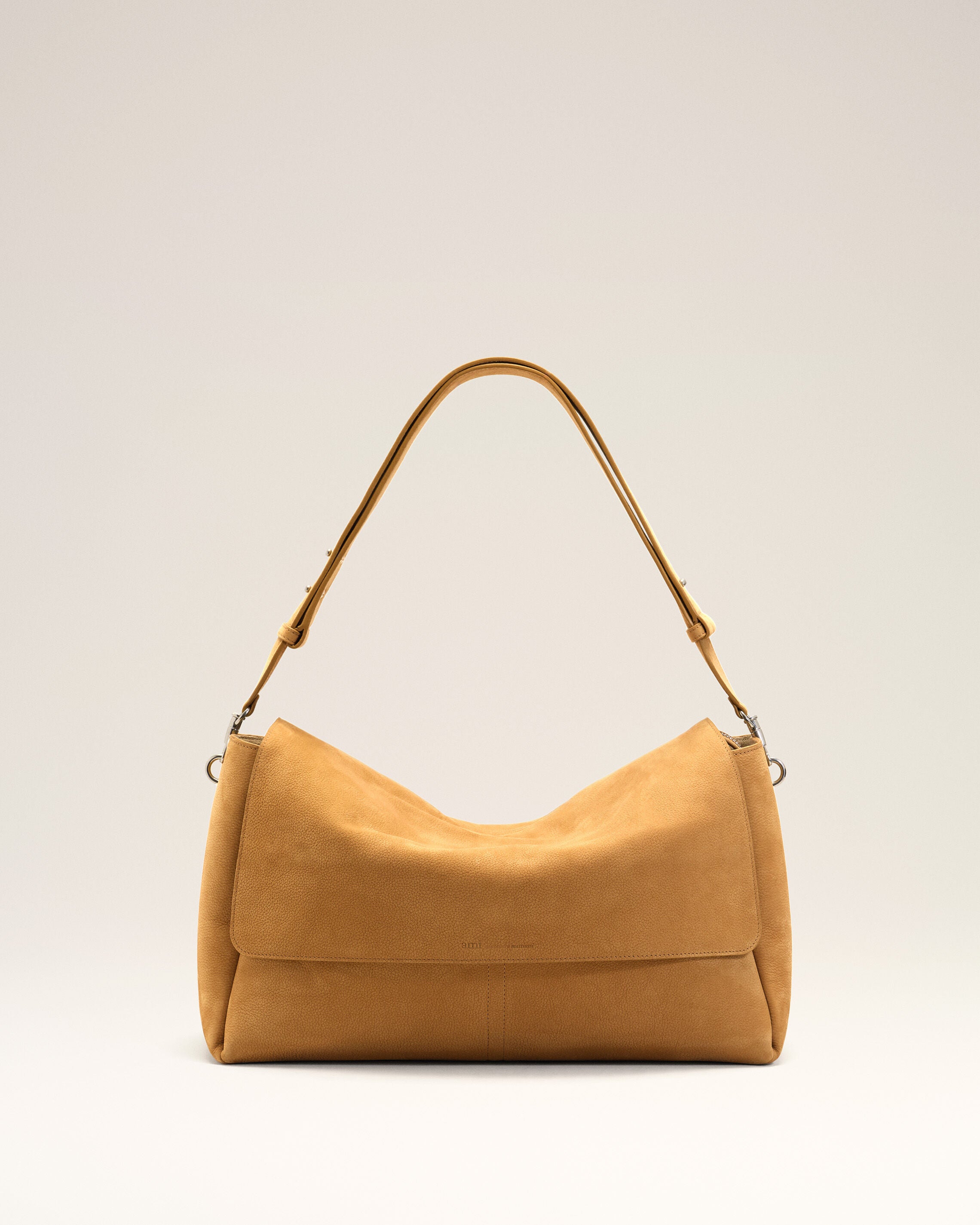 Yellow Cow Leather Large Flap Carrousel Bag - 9