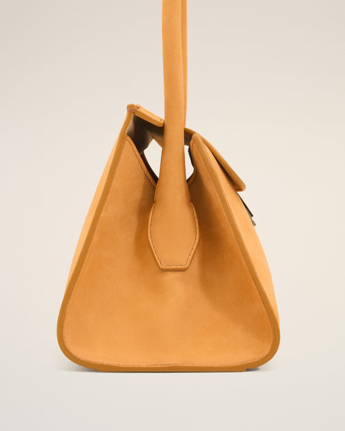 Petit Sac Mimi Orange en Cuir De Veau - Femme - 11 - AMI Paris - Ami Paris