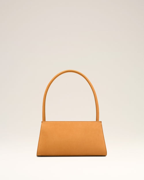 Orange Cow Leather Small Mimi Bag - 10 - Ami Paris