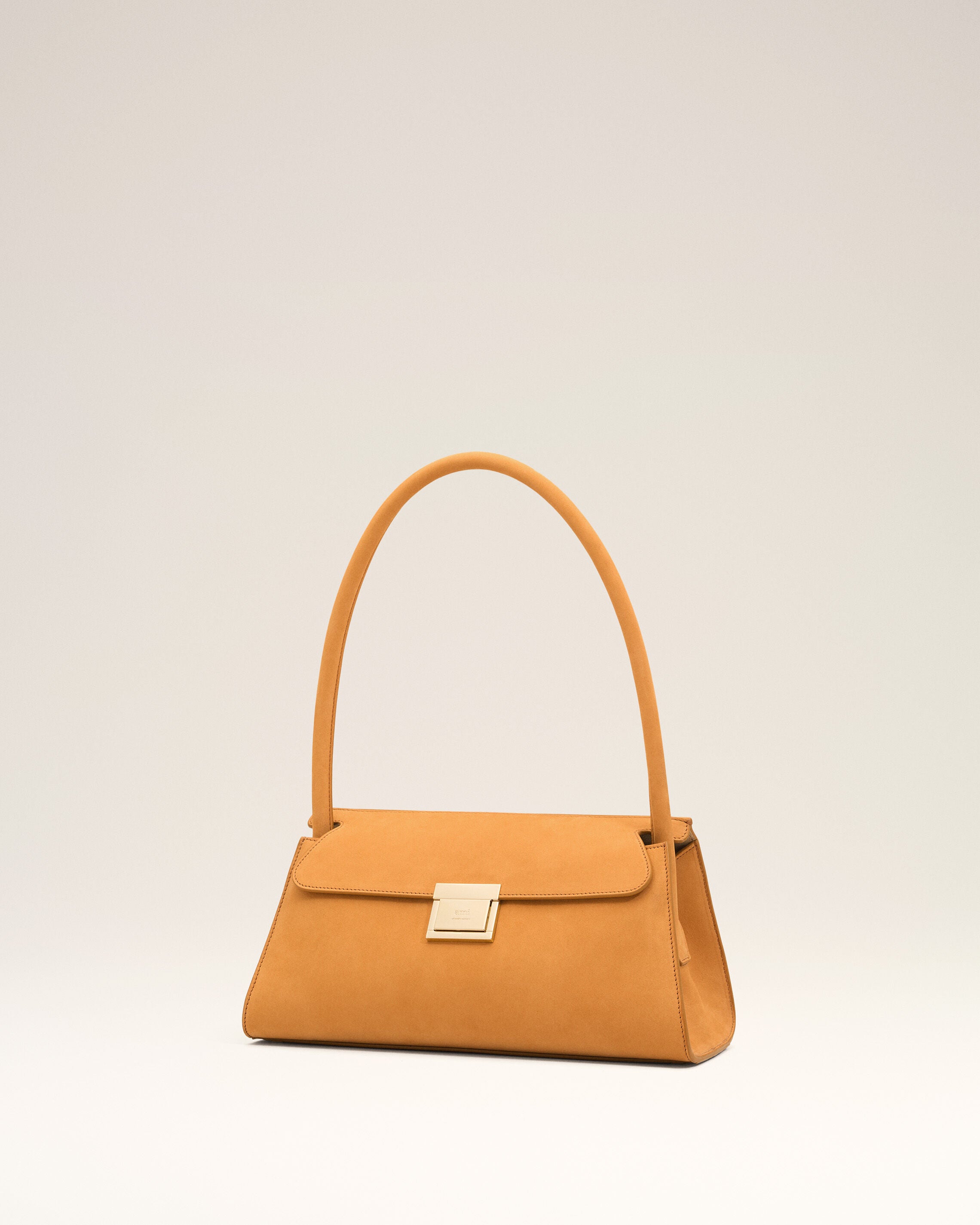 Orange Cow Leather Small Mimi Bag - 2