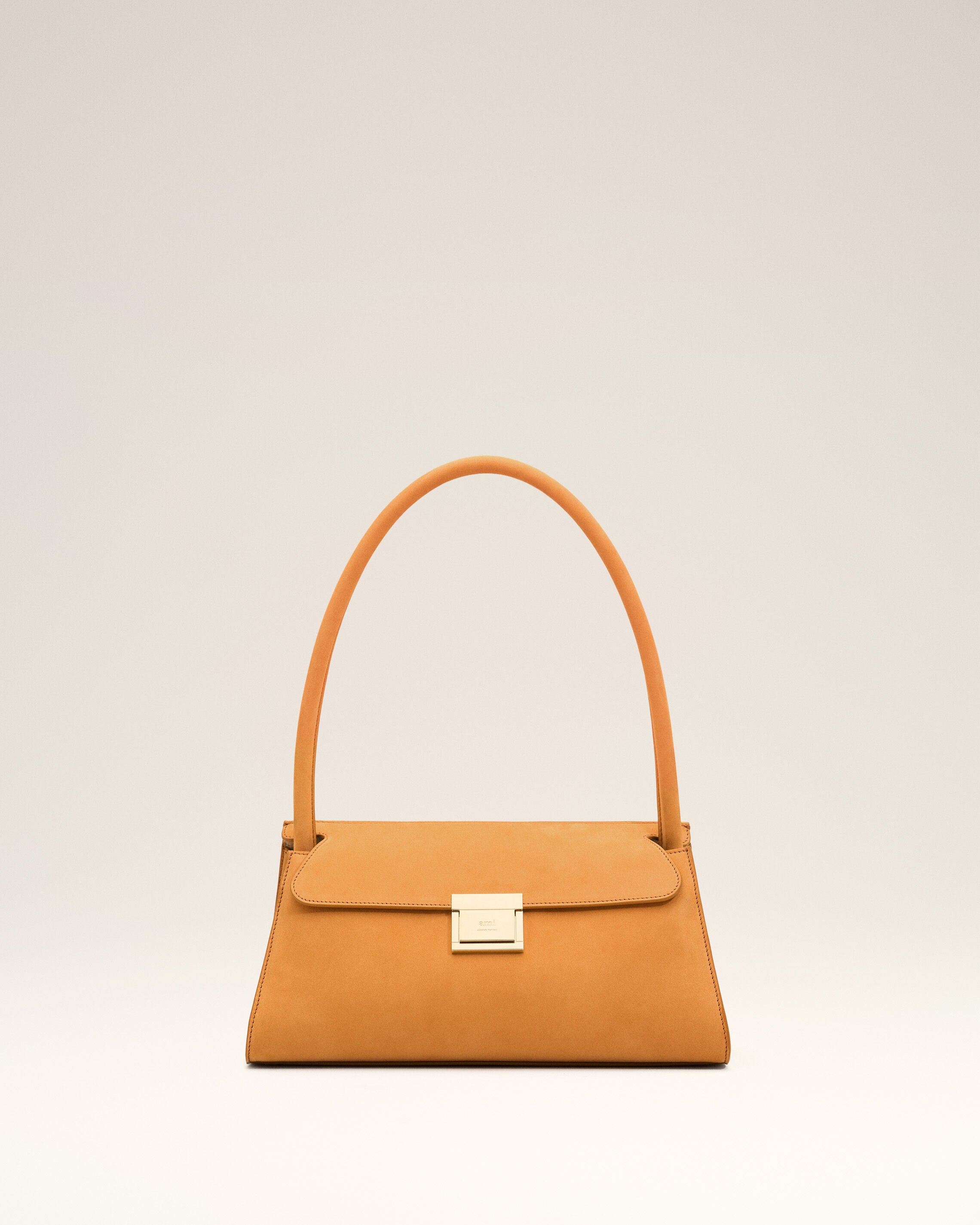 Orange Cow Leather Small Mimi Bag - 6