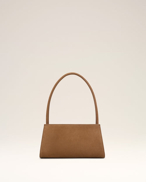 Petit Sac Mimi Marron en Cuir De Veau - 4 - Ami Paris