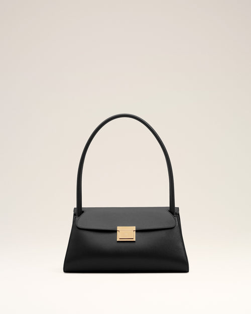Bolso Mimi pequeño de piel de vaca negra - Hombre - 1 - AMI Paris - Ami Paris