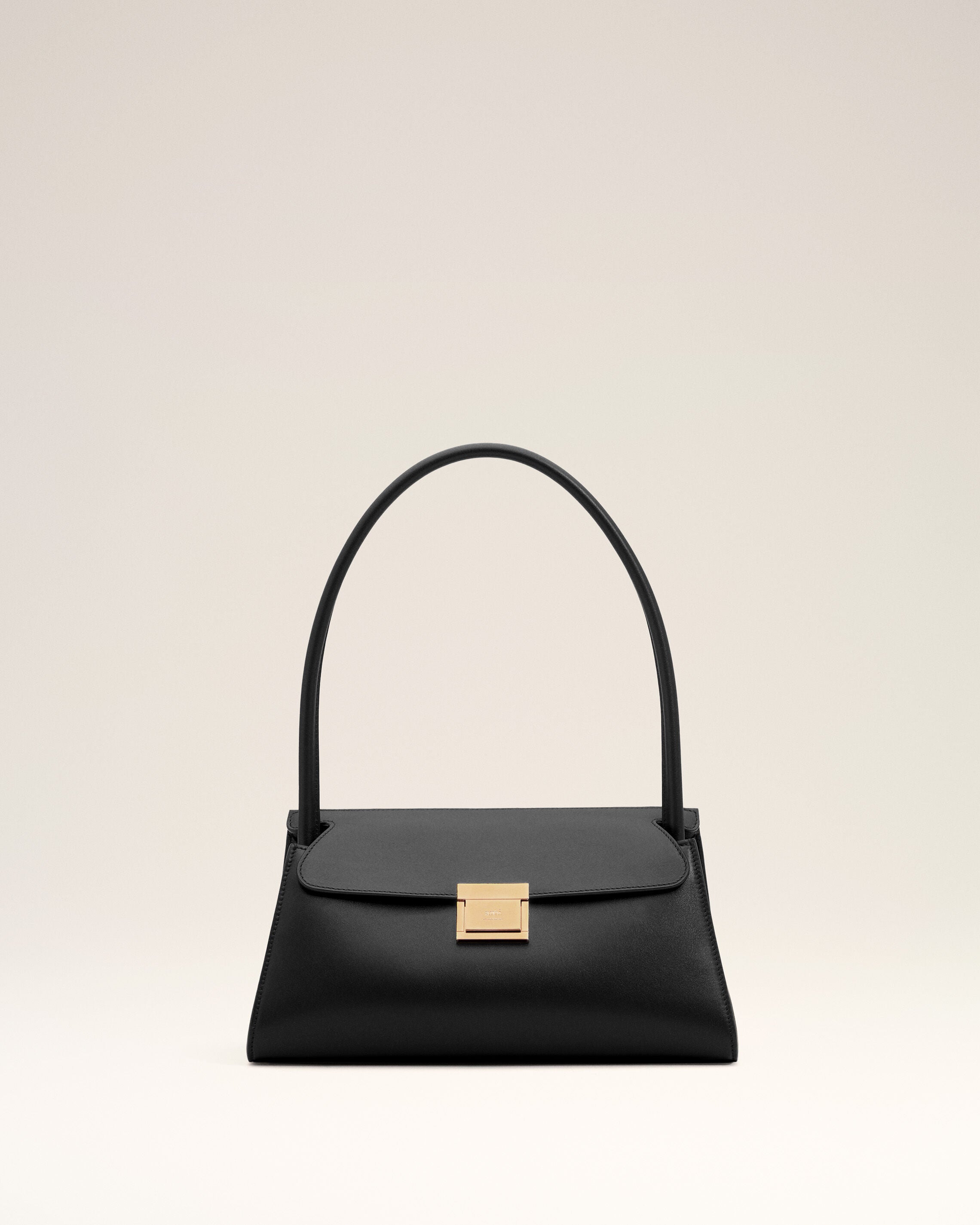 Bolso Mimi pequeño de piel de vaca negra - 8