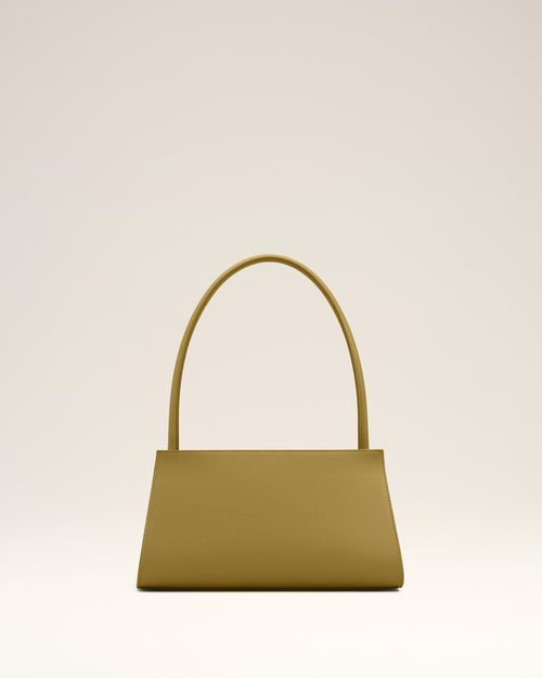 Bolso Mimi pequeño de piel de vaca verde - Hombre - 4 - AMI Paris - Ami Paris