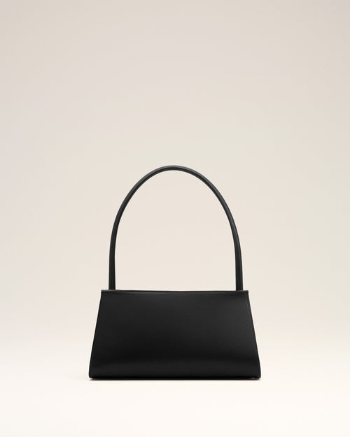 Bolso Mimi pequeño de piel de vaca negra - Hombre - 4 - AMI Paris - Ami Paris