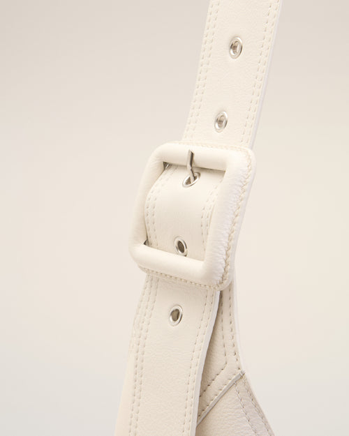 White Soft Leather Etienne Crossbody Bag - 5 - Ami Paris