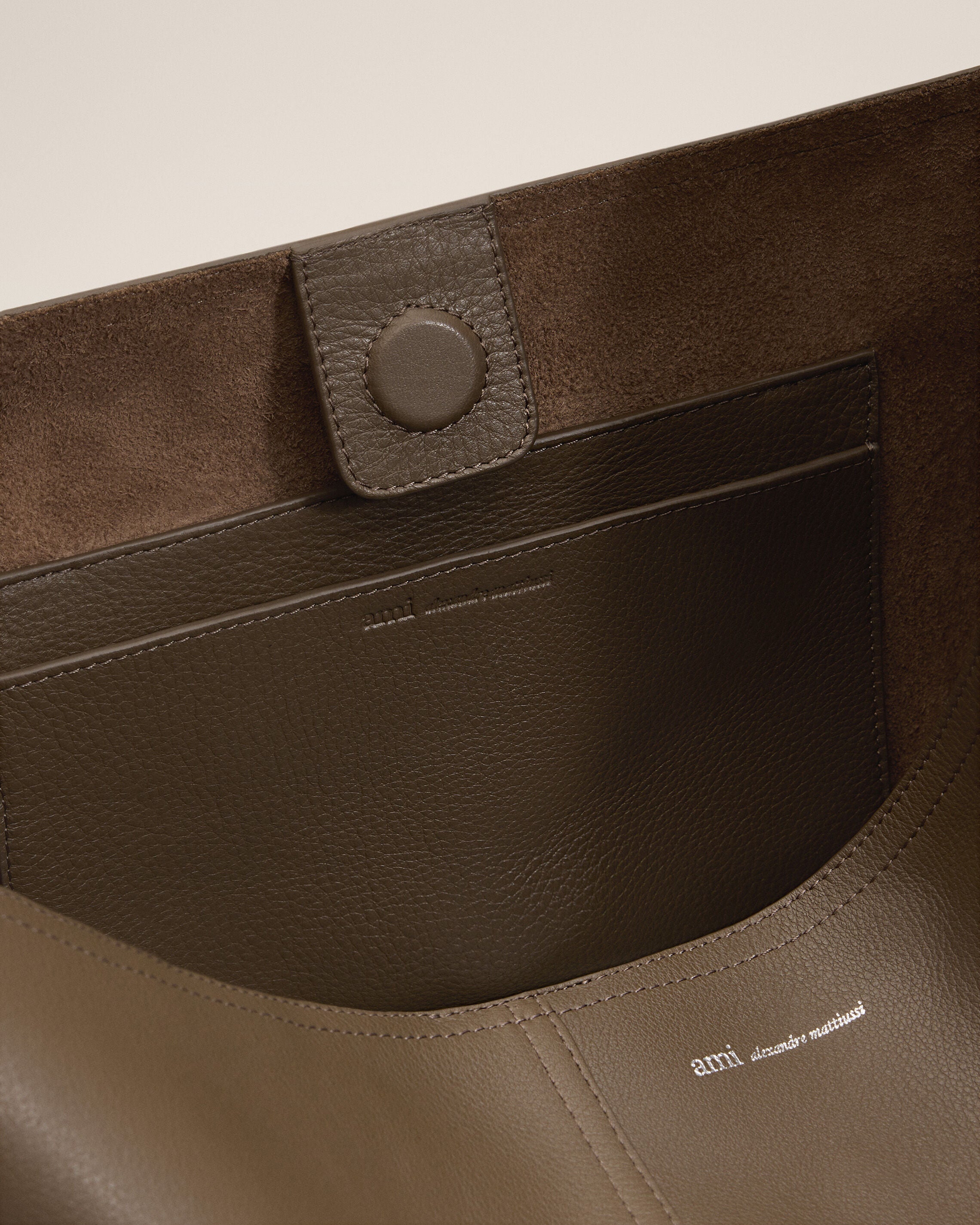 Brown taurillon leather Etienne crossbody bag - 6