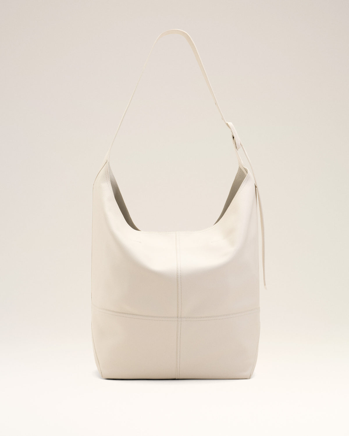 Sac Porte Croisé Etienne Blanc en Cuir De Taurillon - 11