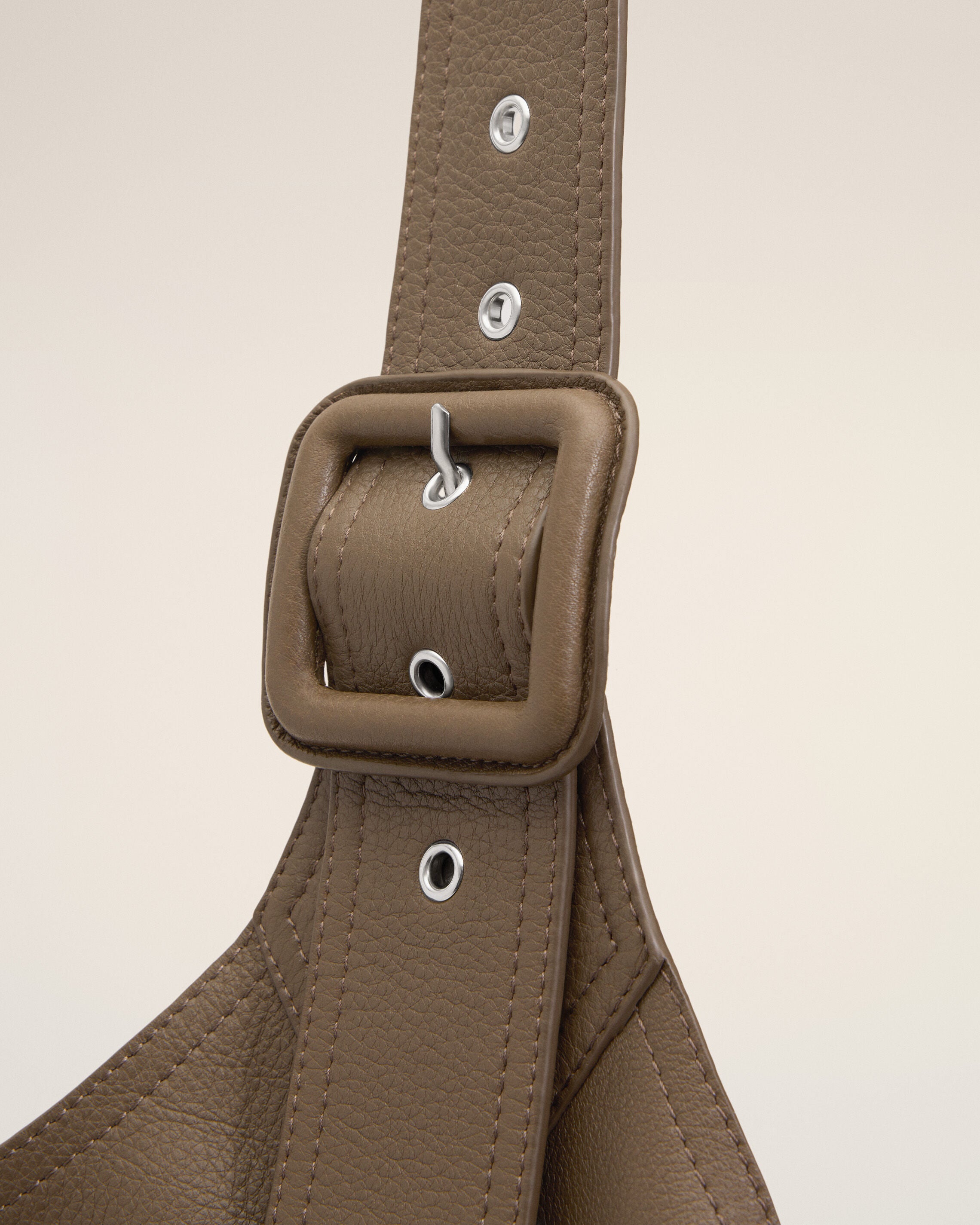 Brown taurillon leather Etienne crossbody bag - 5